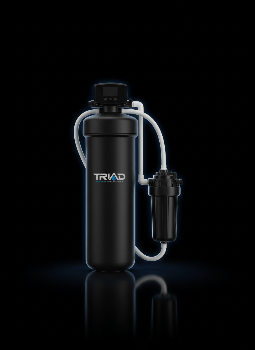 Triad Water Solutions whole-house water filtration system for city water